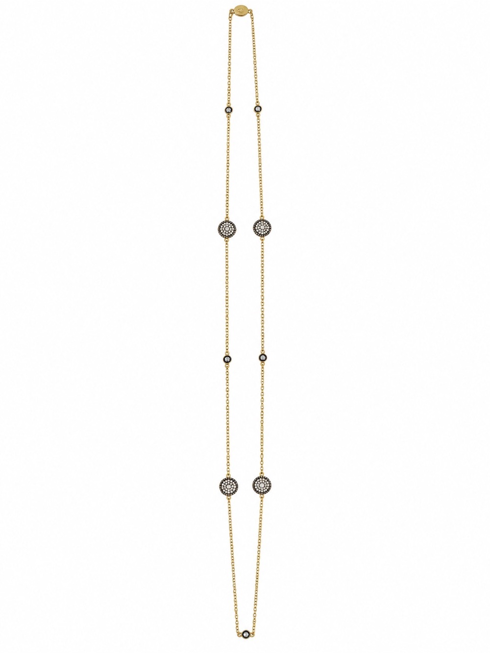 Frieda Rothman Metropolitan Sterling Silver Gold Tone 18” Necklace